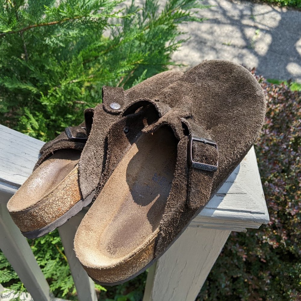 Birkenstock Boston Suede Mens 12